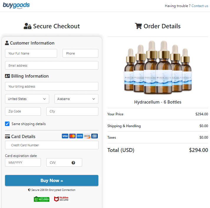 hydracellum order page